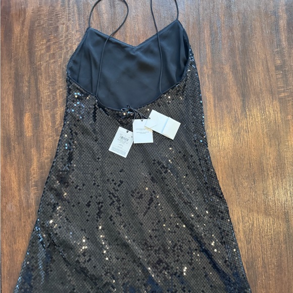 Coach Black Sequin Mini Dress - Picture 2 of 4